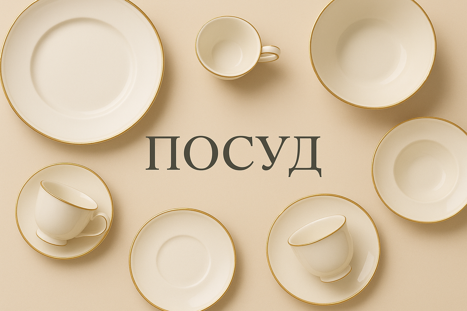 Посуд "Домашній затишок"