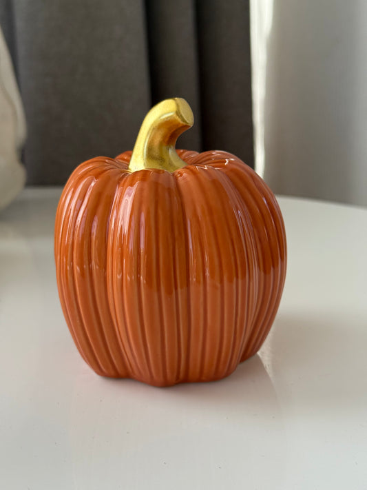 Декоративний гарбуз з порцеляни 🎃, 10 см